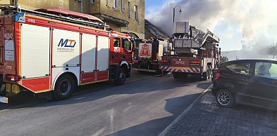 Pożar zniszczył sklep. Właścicielka dziękuje za pomoc i wsparcie