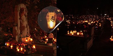 Tysiące zniczy płonie na kruszwickim cmentarzu [FOTO]-46979