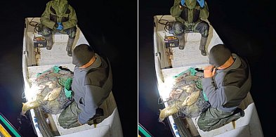 PILNE: Ujęto dwóch mężczyzn za nielegalny połów ryb na Gople-47597