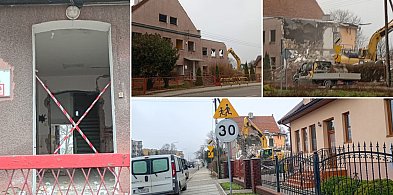 Zagople: Trwa rozbiórka budynku dawnego przedszkola [FILM]-48291