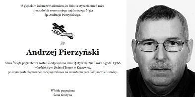 Nekrolog. Zmarł Andrzej Pierzyński. Miał 71 lat-49129