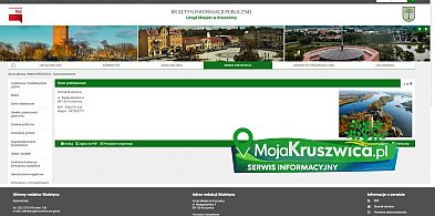 Uruchomiono nowy Biuletyn Informacji Publicznej Urzędu Miejskiego w Kruszwicy