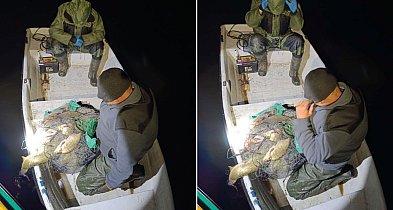 PILNE: Ujęto dwóch mężczyzn za nielegalny połów ryb na Gople-47597