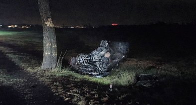 Janowice: Kolejne dachowanie auta na trasie do Kruszwicy-48477