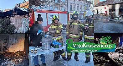 Pracowita interwencja dla strażaków. Pomagali mieszkańcy