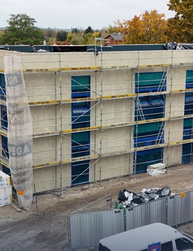Postęp prac przy rozbudowie Centrum Kultury Ziemowit w Kruszwicy-46596