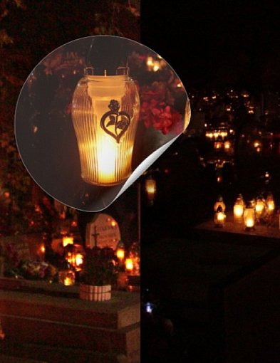 Tysiące zniczy płonie na kruszwickim cmentarzu [FOTO]-46979