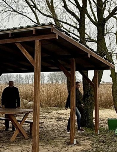 Tomasz Frejliszek: Zakończono realizację altany w sołectwie Grodztwo.-48138