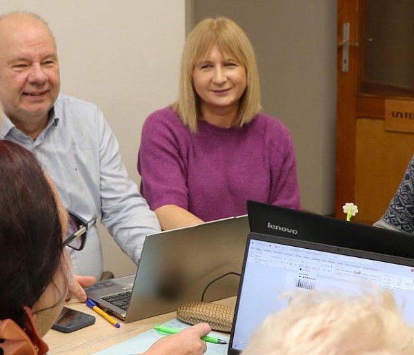 Spotkanie w MGBP w Kruszwicy w ramach projektu EcoDigital Seniors-48300
