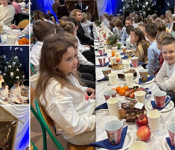 „W drodze do Betlejem” : Szkolne spotkanie wigilijne w Sławsku Wielkim-48429