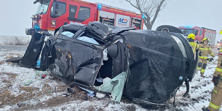 Wypadek na trasie Papros–Bronisław