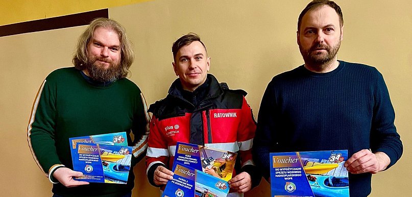 Nadgoplańskie WOPR Kruszwica wsparło 34. Finał WOŚP