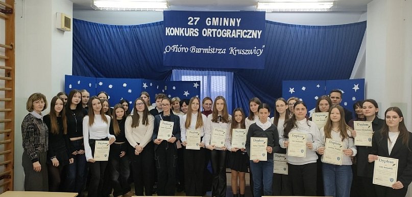 Gminny Konkurs Ortograficzny „O Pióro Burmistrza Kruszwicy” [ZDJĘCIA]