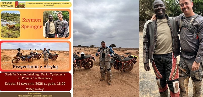 To już dziś! Spotkanie z podróżnikiem „Przywitanie z Afryką” w Kruszwicy