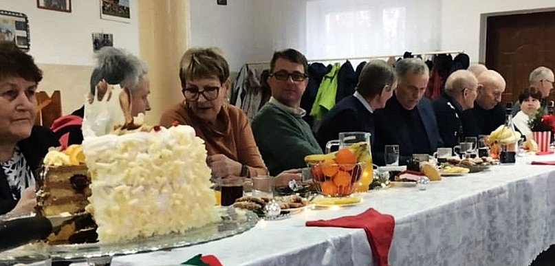 Noworoczne spotkanie mieszkańców w Ostrówku nad Gopłem