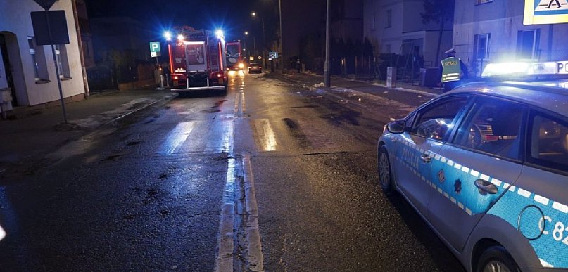 Śmiertelny wypadek w Inowrocławiu. Potrącony został pieszy