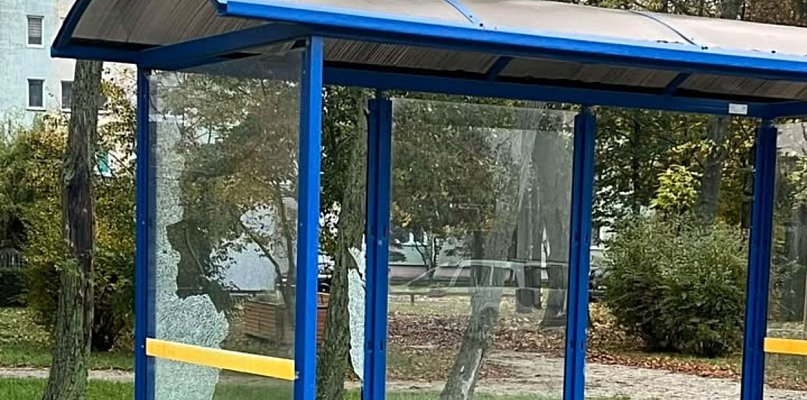 Kolejny akt dewastacji w mieście. Tym razem zniszczono wiatę na Lipowej - 46877