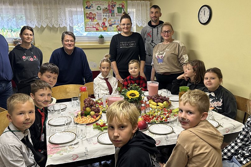 „Zdrowo jemy, długo żyjemy” w SP Rusinowo