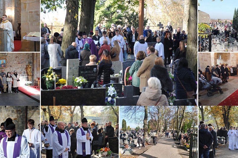 Wszystkich Świętych w Kruszwicy: Dziś wspominamy naszych zmarłych [ZDJĘCIA, VIDEO]