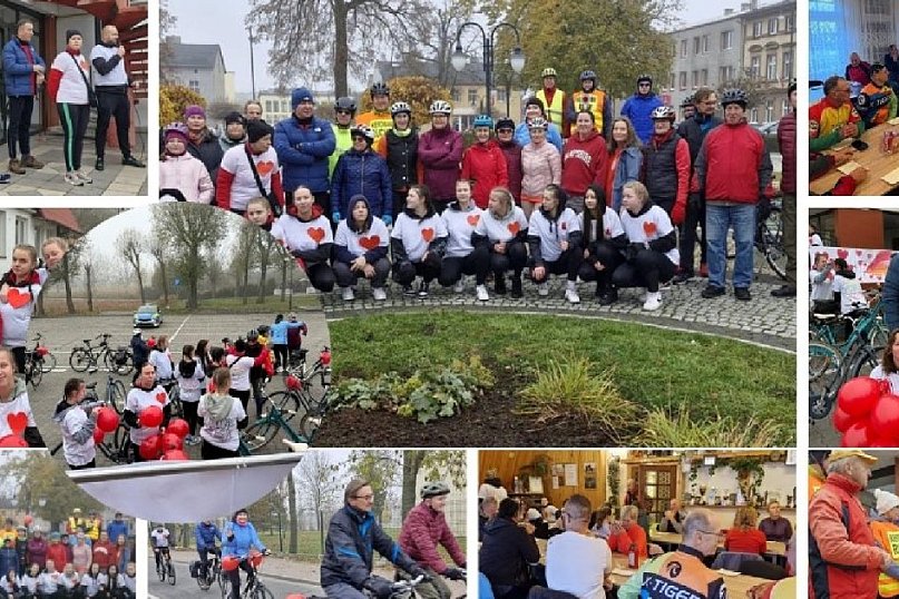Rajd rowerowy w Kruszwicy w ramach kampanii „Dzieciństwo bez przemocy” [ZDJĘCIA]