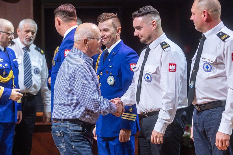 Uroczyste podsumowanie sezonu WOPR w Auli UMK w Toruniu