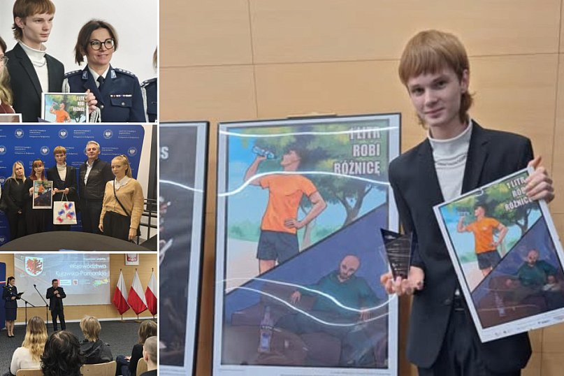 Szymon Migdalski z wyróżnieniem w konkursie „Plakat! Akcja! Reakcja!”