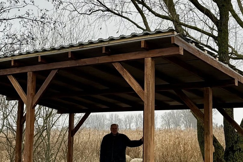 Tomasz Frejliszek: Zakończono realizację altany w sołectwie Grodztwo.