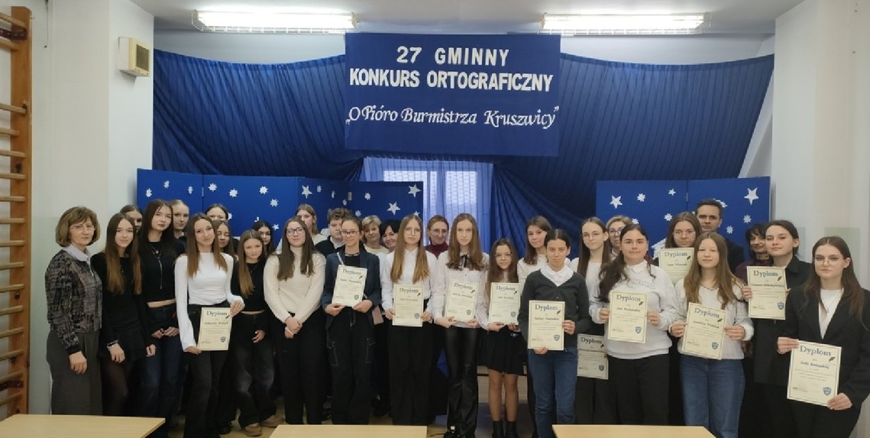 Gminny Konkurs Ortograficzny „O Pióro Burmistrza Kruszwicy” [ZDJĘCIA]