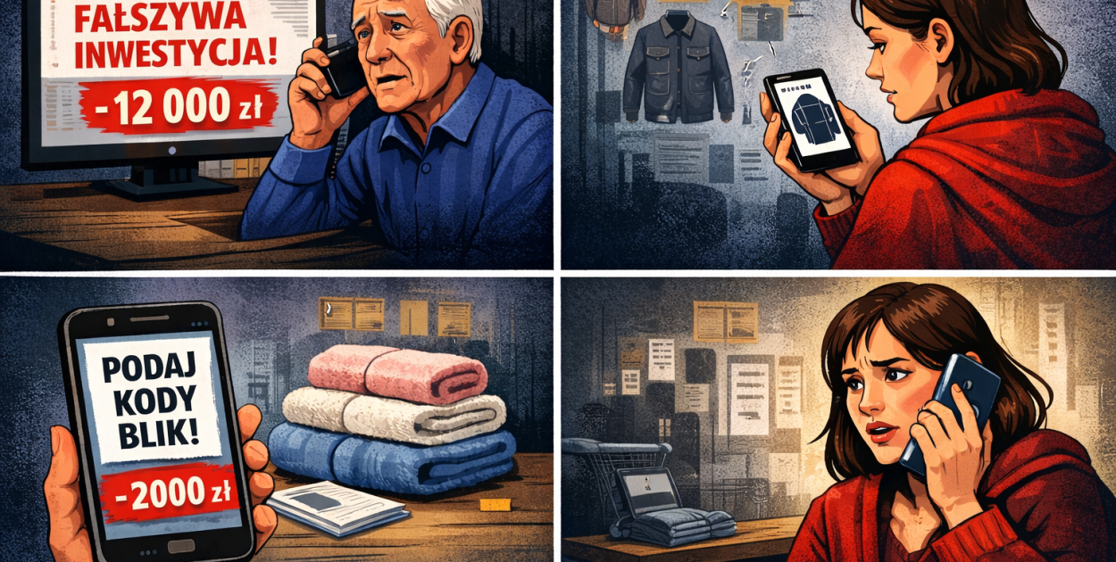 Oszuści w natarciu, nie daj się oszukać! Kolejny przypadek w regionie