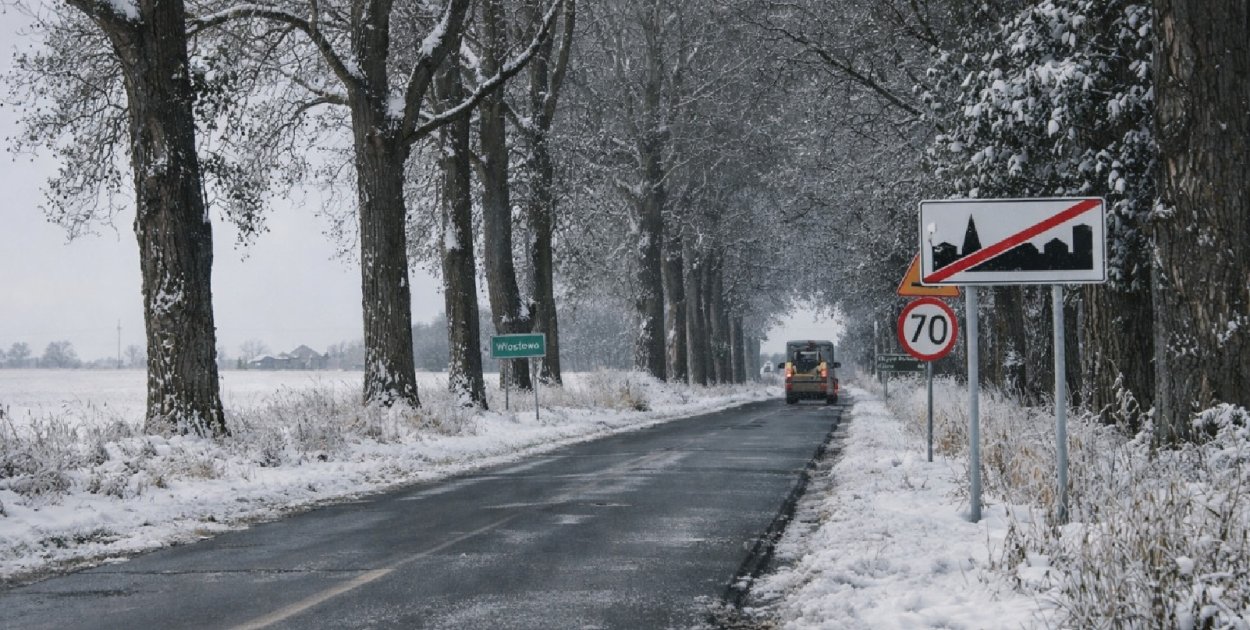 Sprawa wycinki drzew przy drodze Włostowo–Kruszwica rozpatrzona przez powiat?