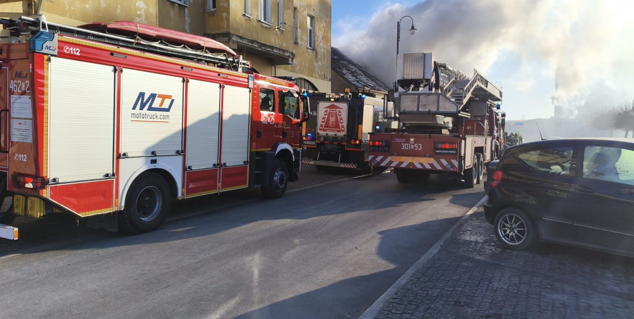 Pożar zniszczył sklep. Właścicielka dziękuje za pomoc i wsparcie