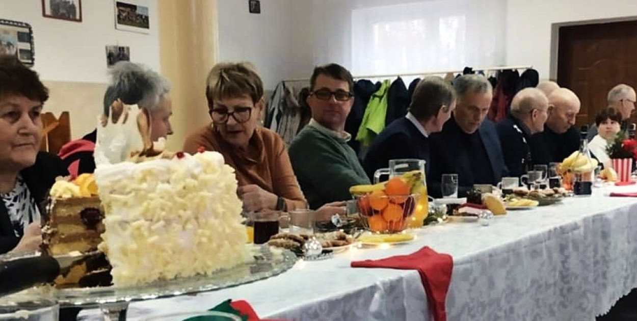 Noworoczne spotkanie mieszkańców w Ostrówku nad Gopłem